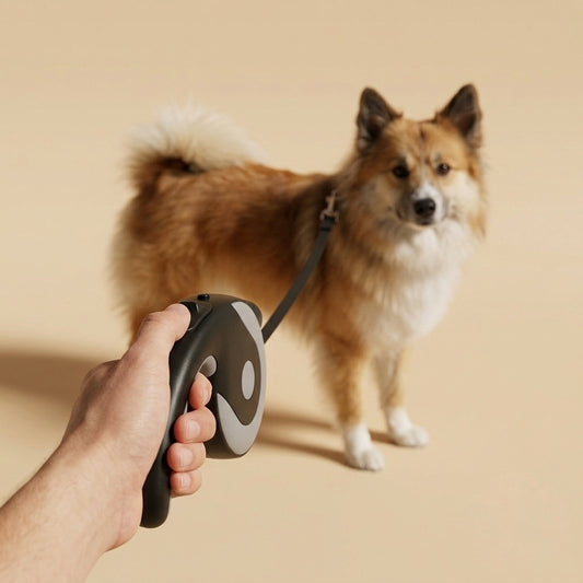 The Night Walker — Retractable Leash with LED