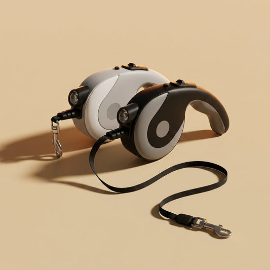 The Night Walker — Retractable Leash with LED